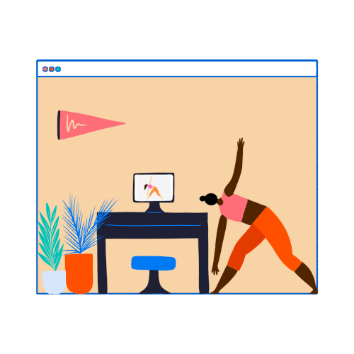 Zoom Yoga Girl